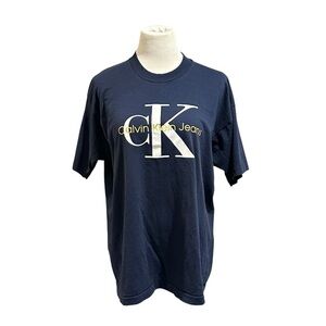 Calvin Klein Navy T-Shirt XL